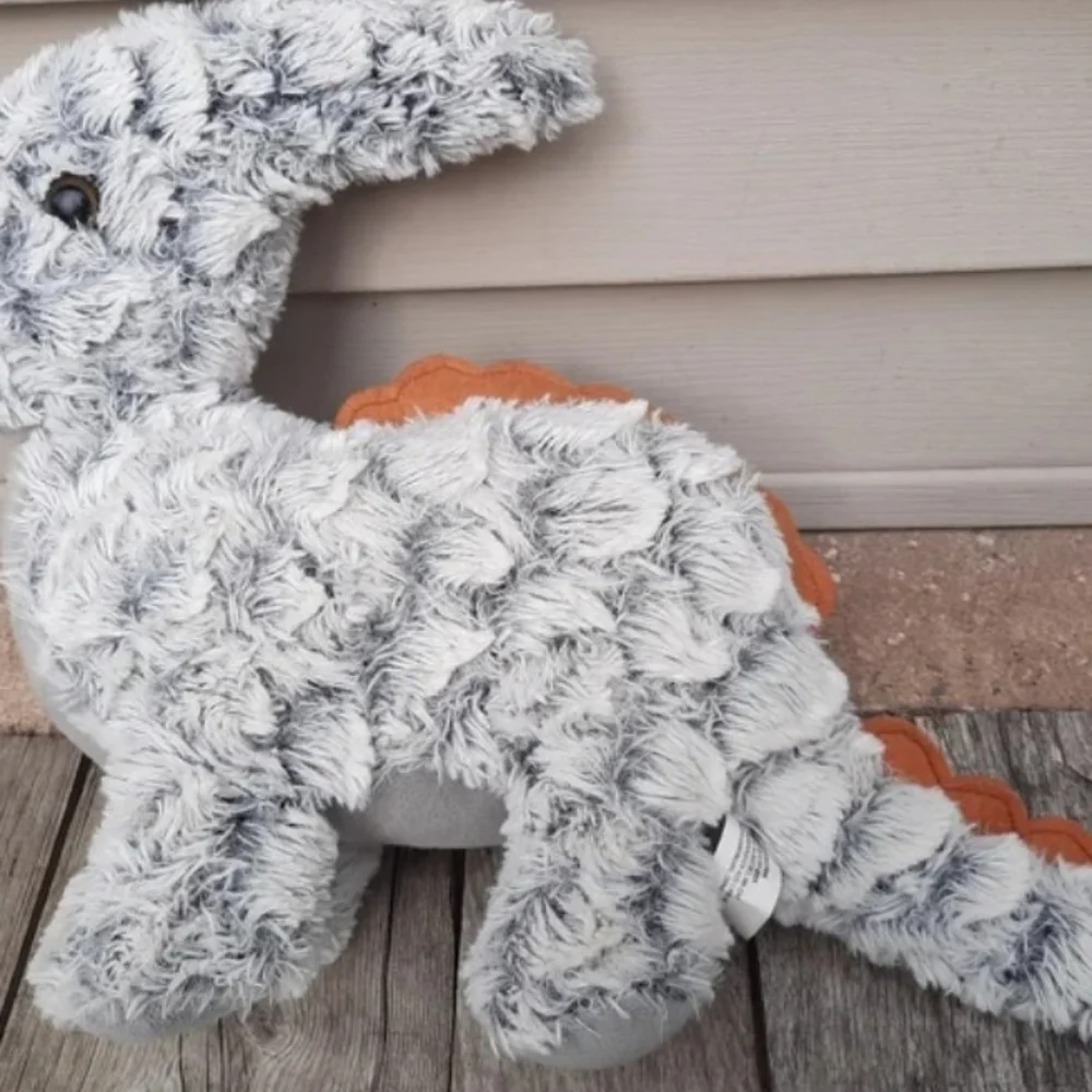 GOFFA dinosaur grey plush stuffed animal